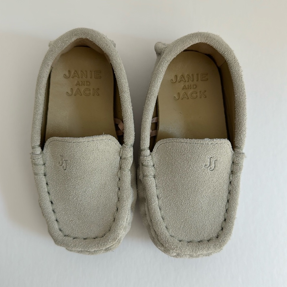 Janie and Jack Suede Driving Shoe